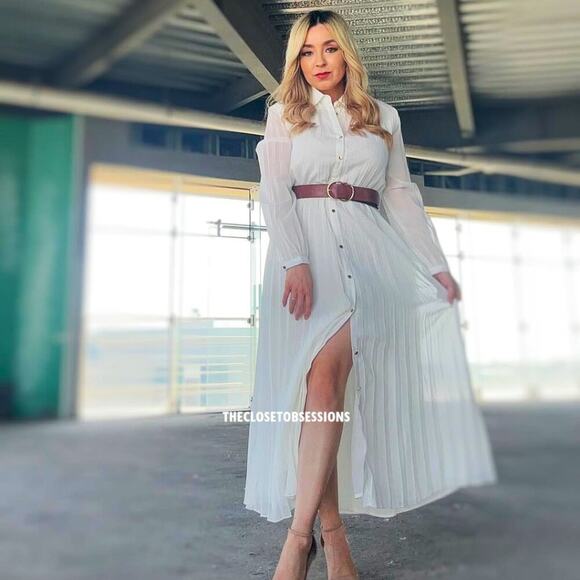 ZARA Belted Midi Dress NWT LAST ONE!!! 🤍 - Picture 8 of 16